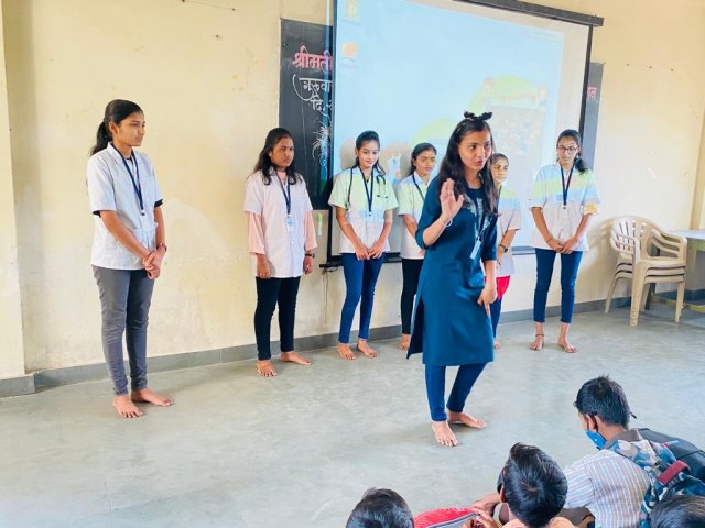 Social Awareness Program at Smt. Gendibai Chopda High School 