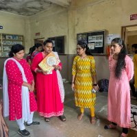 Rangoli-competition- green club activity